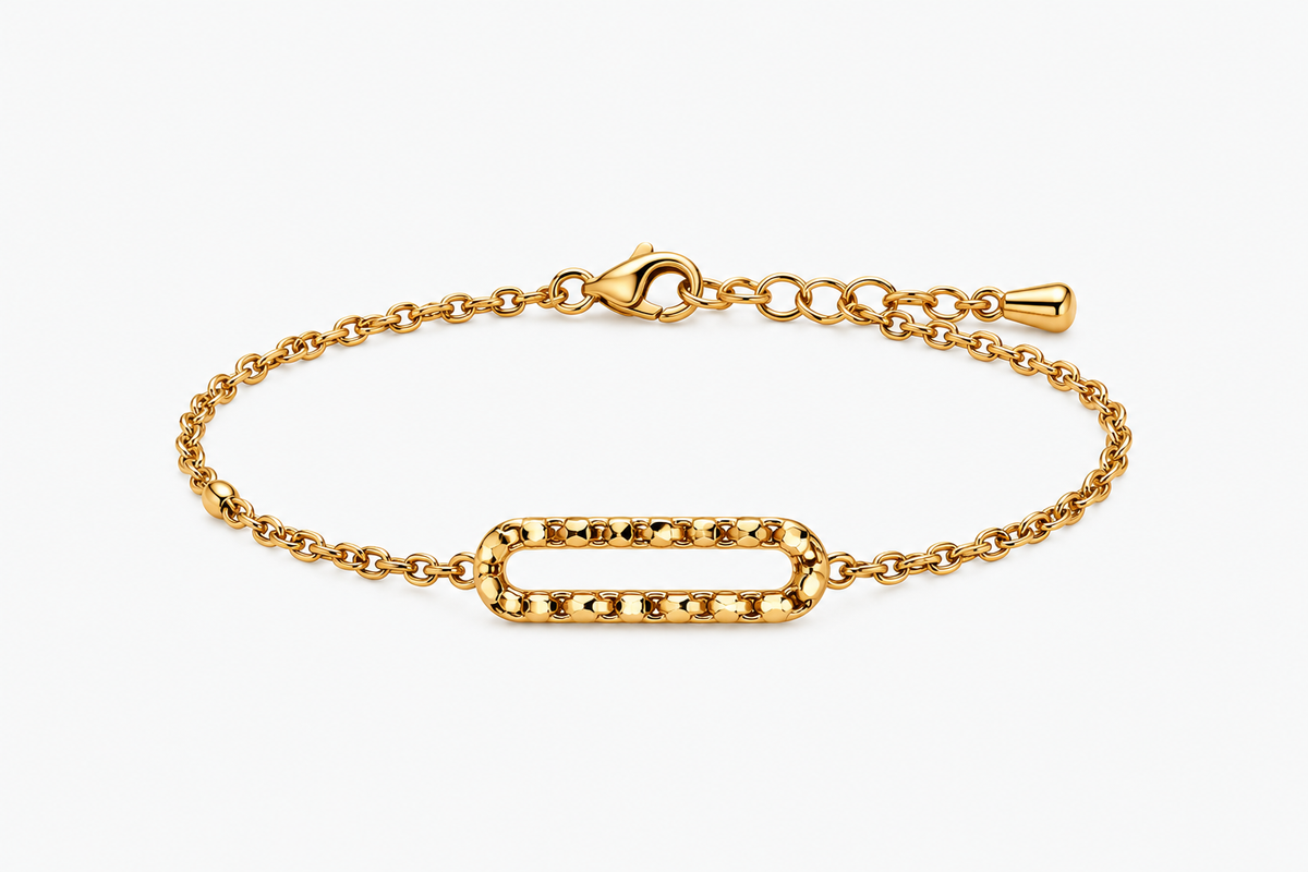Bracelet Gourmette Dorée