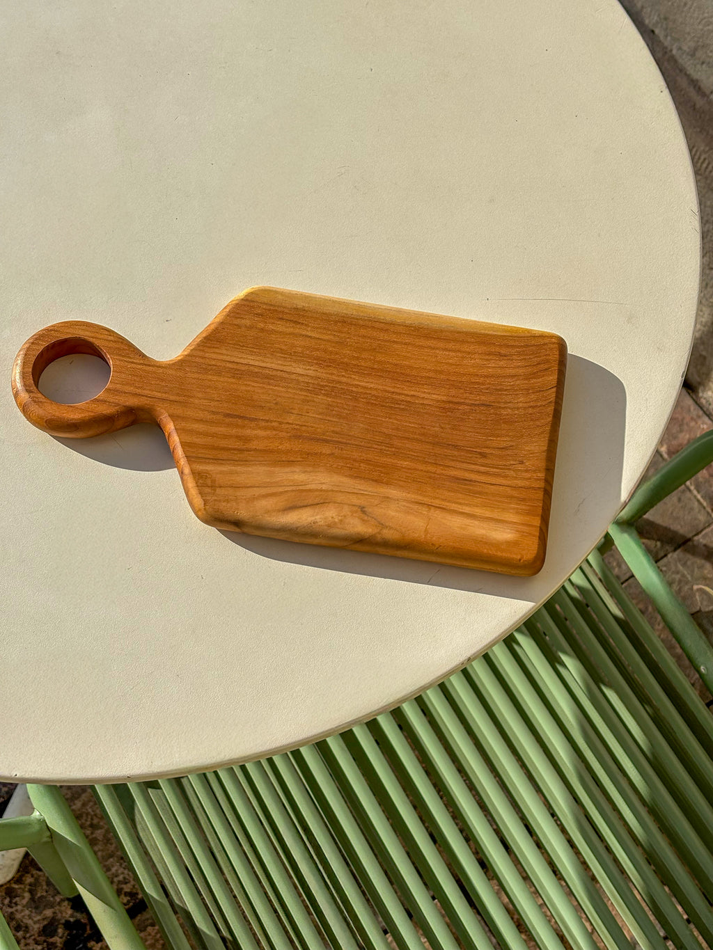 Planche en bois de teck