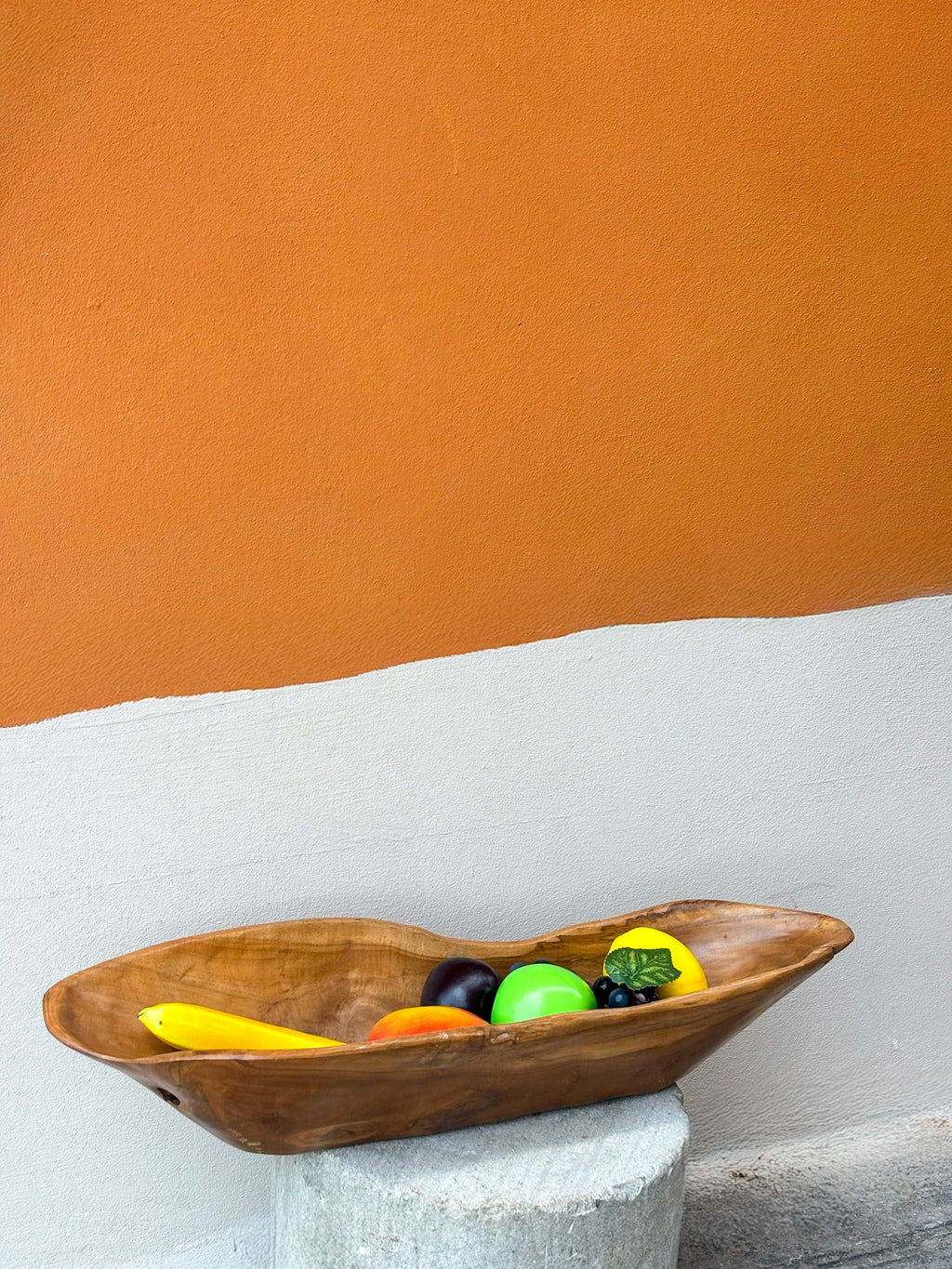 Barque en bois de teck