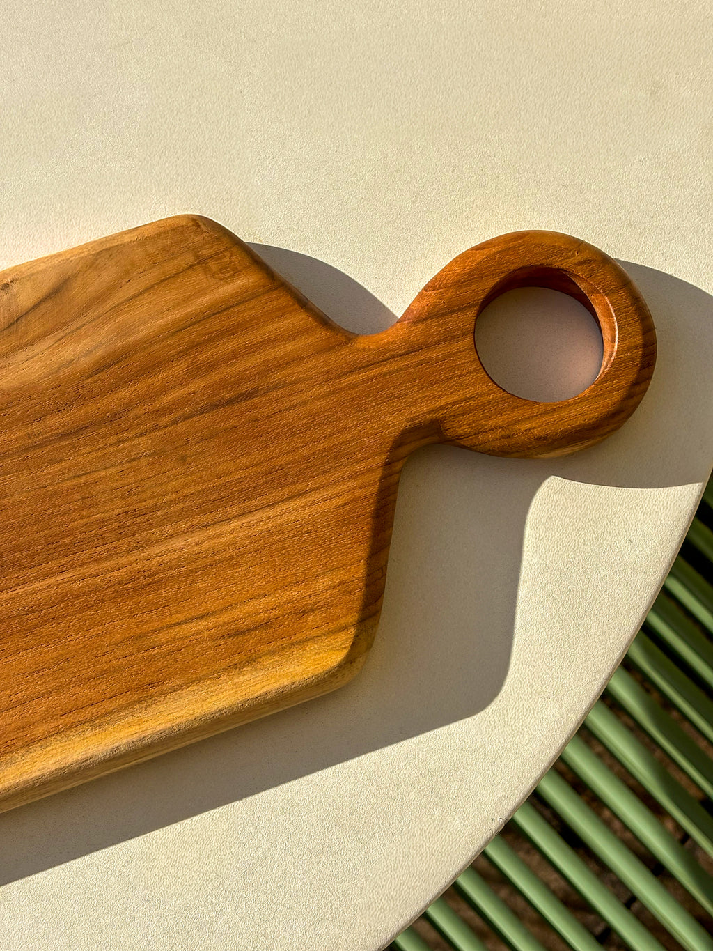 Planche en bois de teck