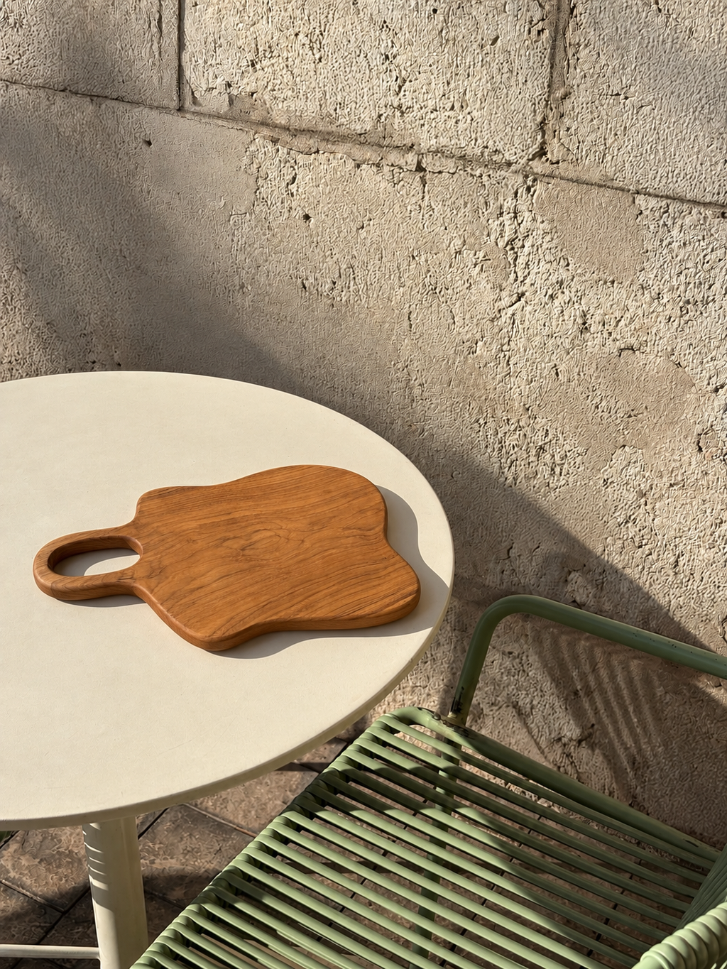 Planche en bois forme organique