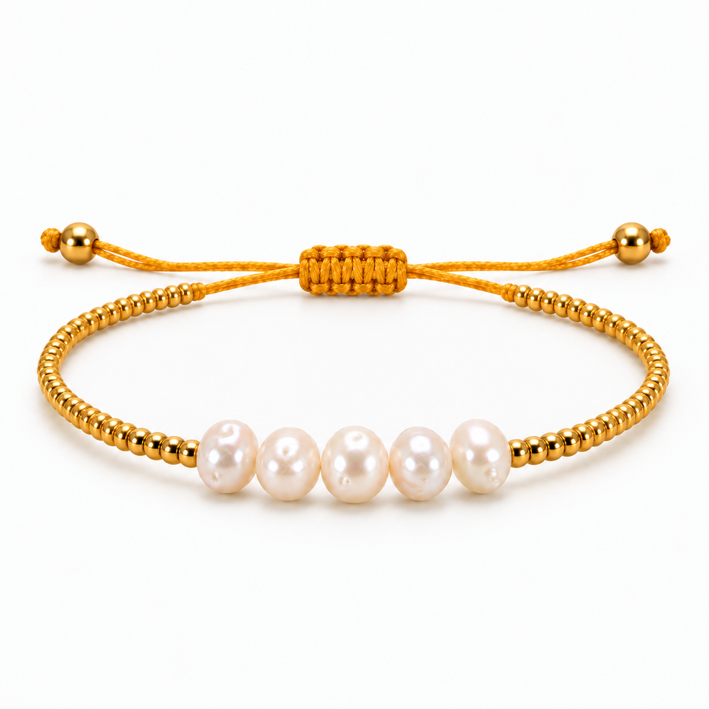Bracelet Nacre Éclat – Doré