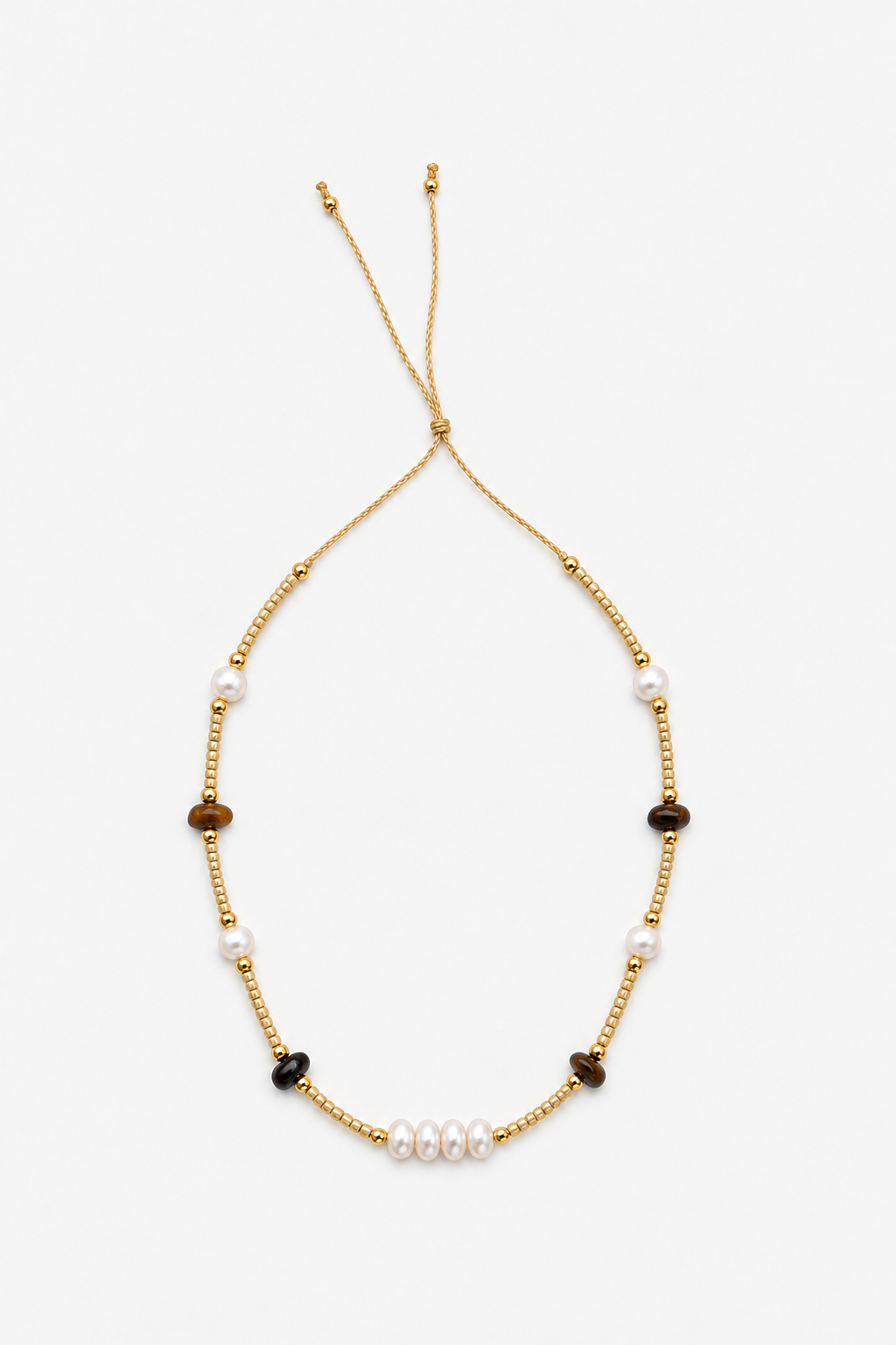Collier Perles & Nacre – Gold