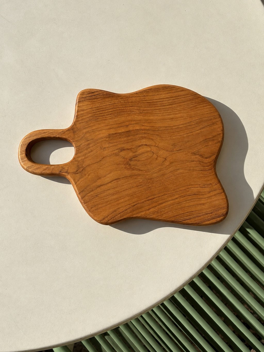 Planche en bois forme organique