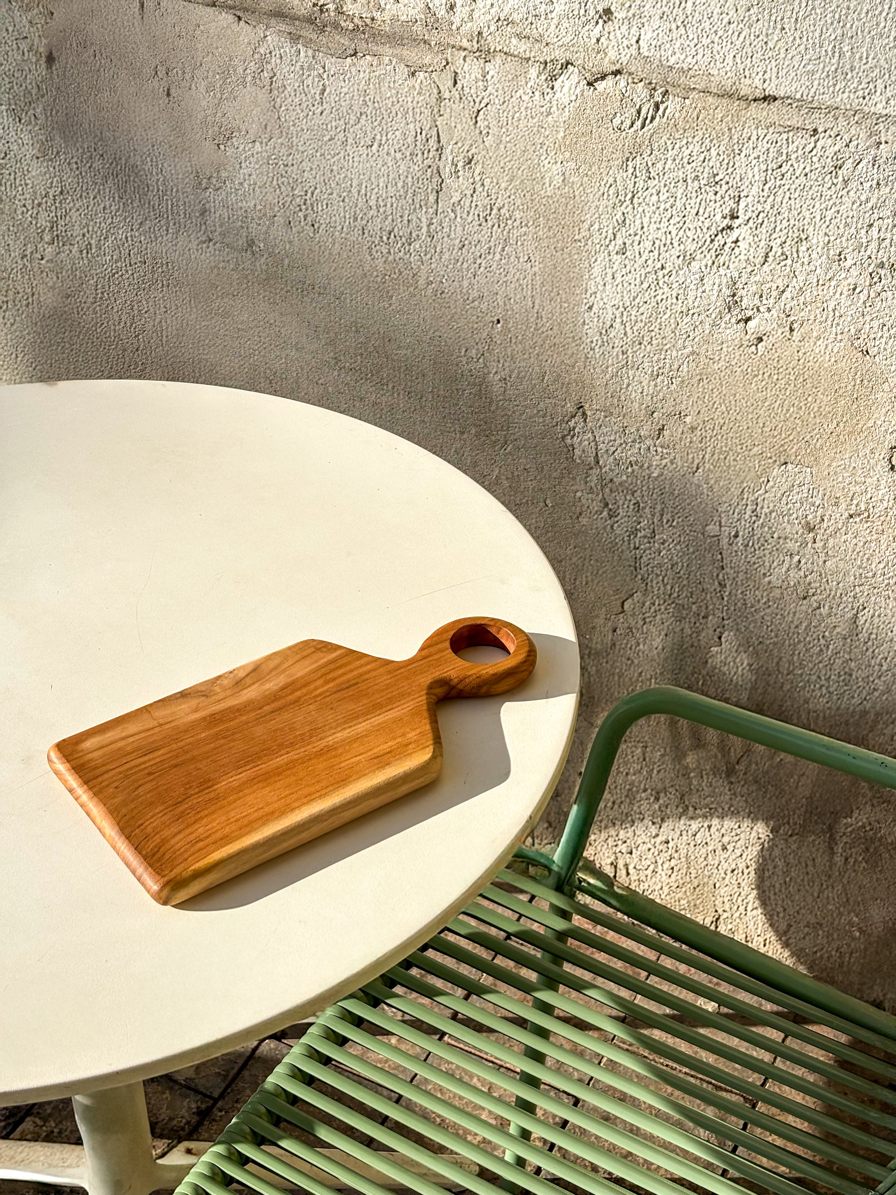 Planche en bois de teck