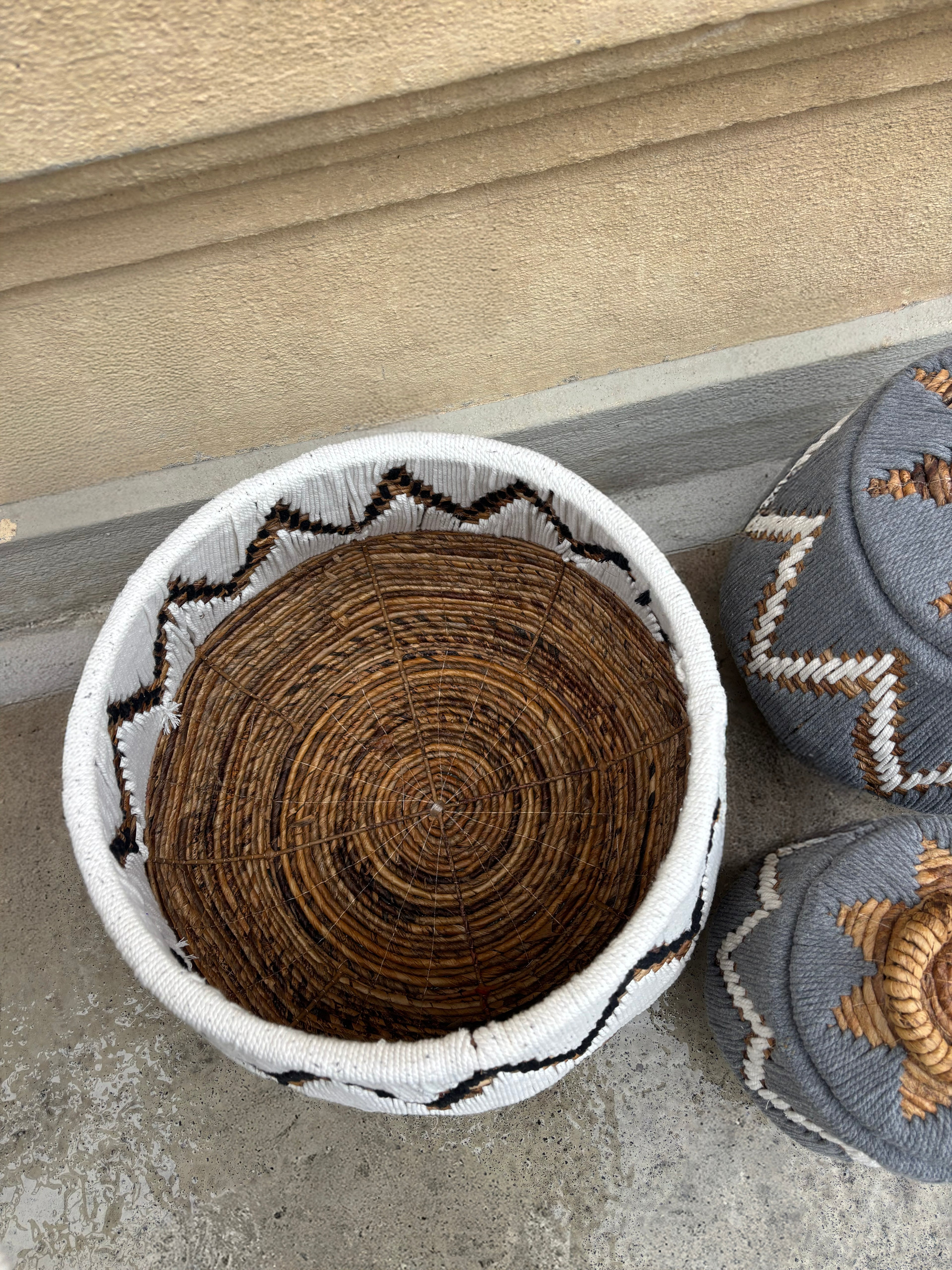 Paniers tressés à couvercle – 3 tailles disponibles