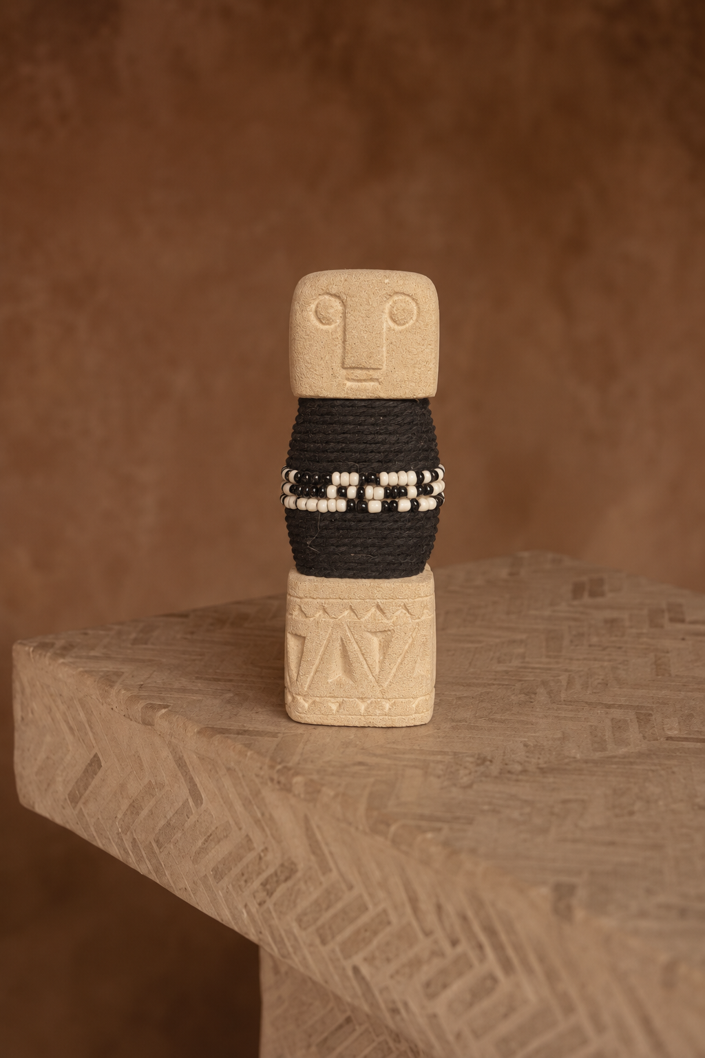 Statue Totem Perlé