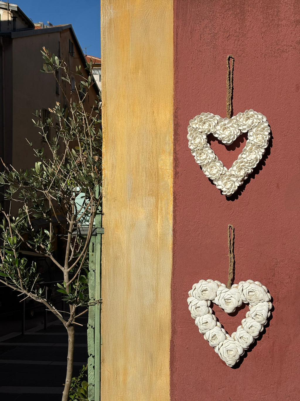 Cœur en coquillages