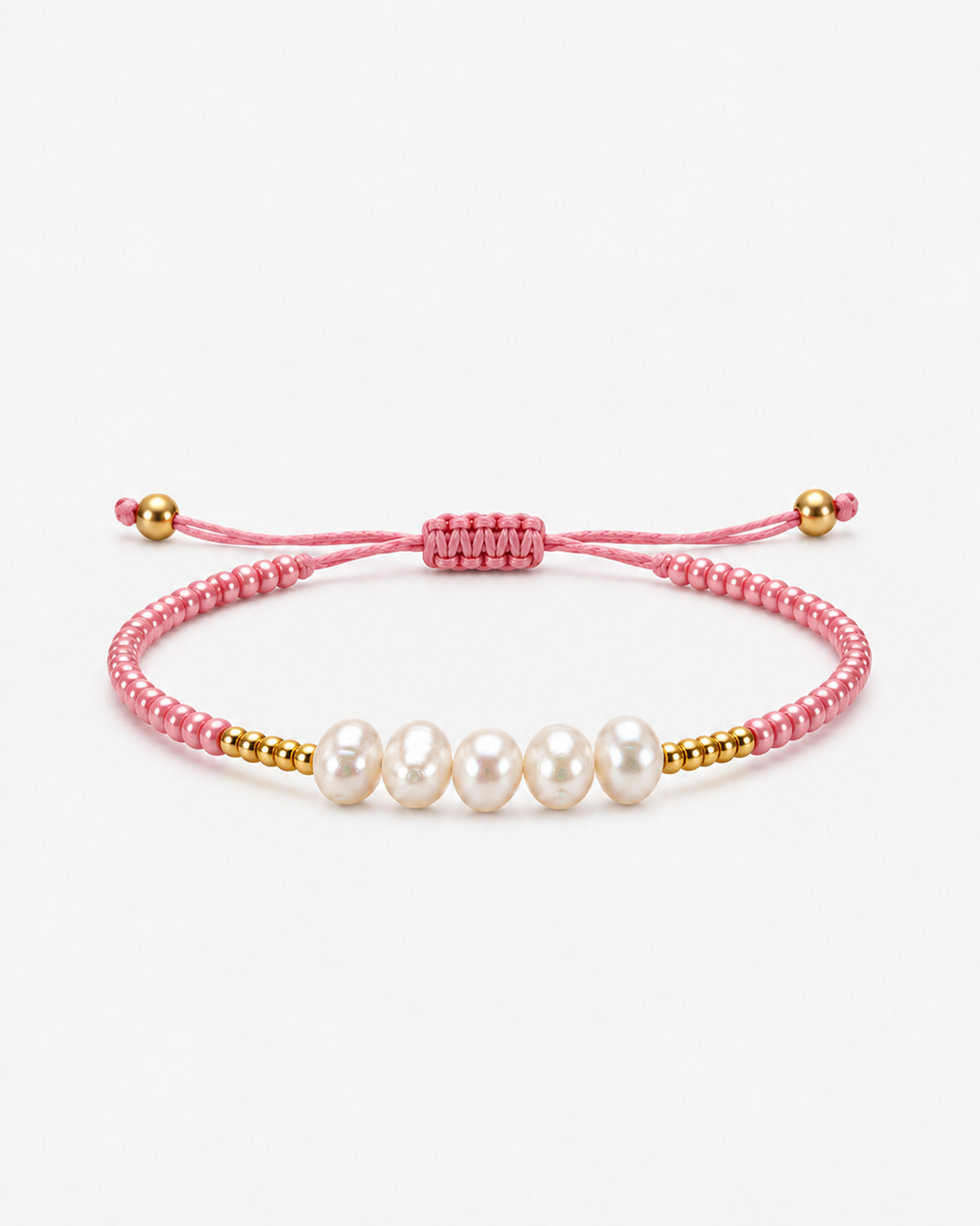 Bracelet Nacre Éclat – Rose