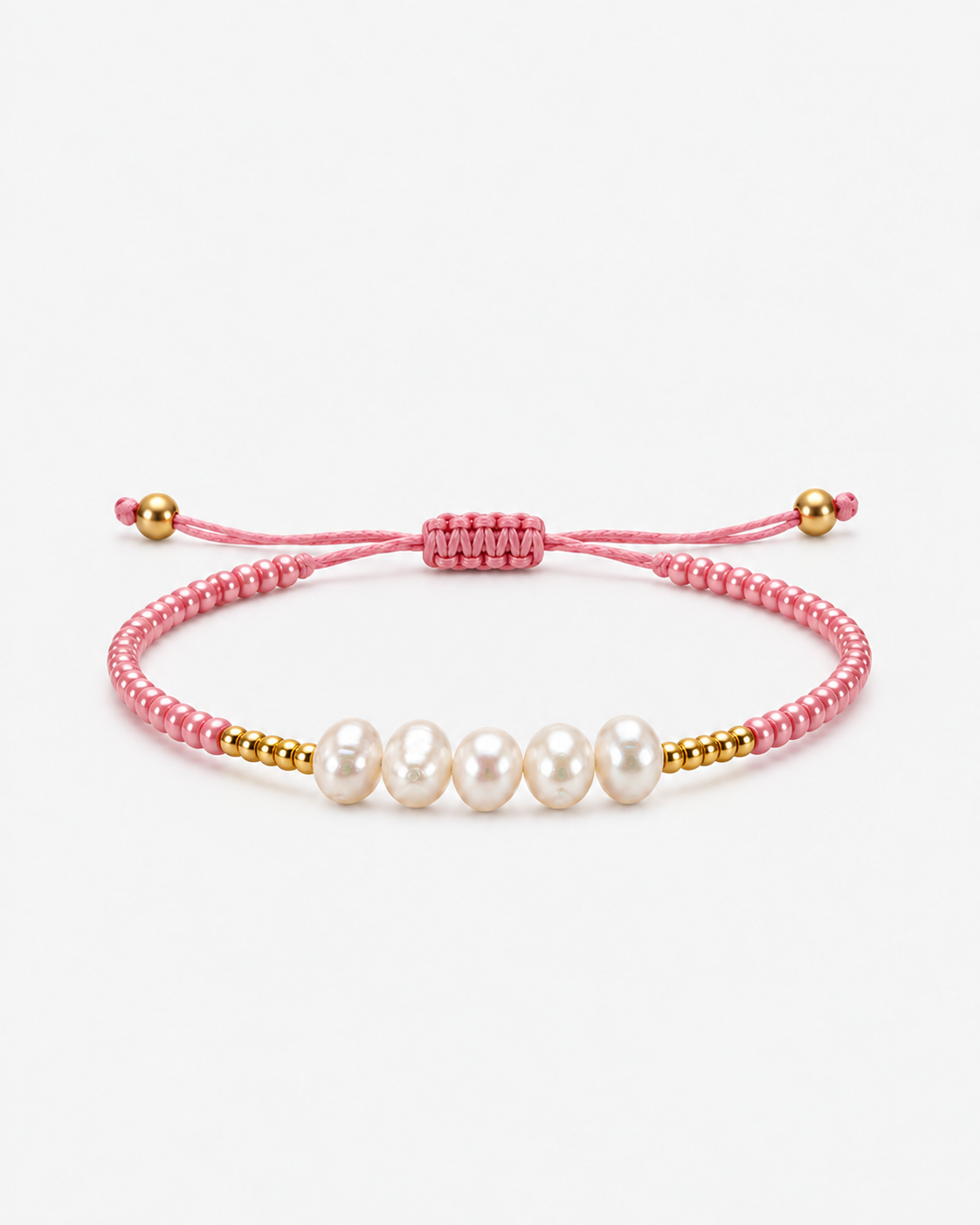 Bracelet Nacre Éclat – Rose