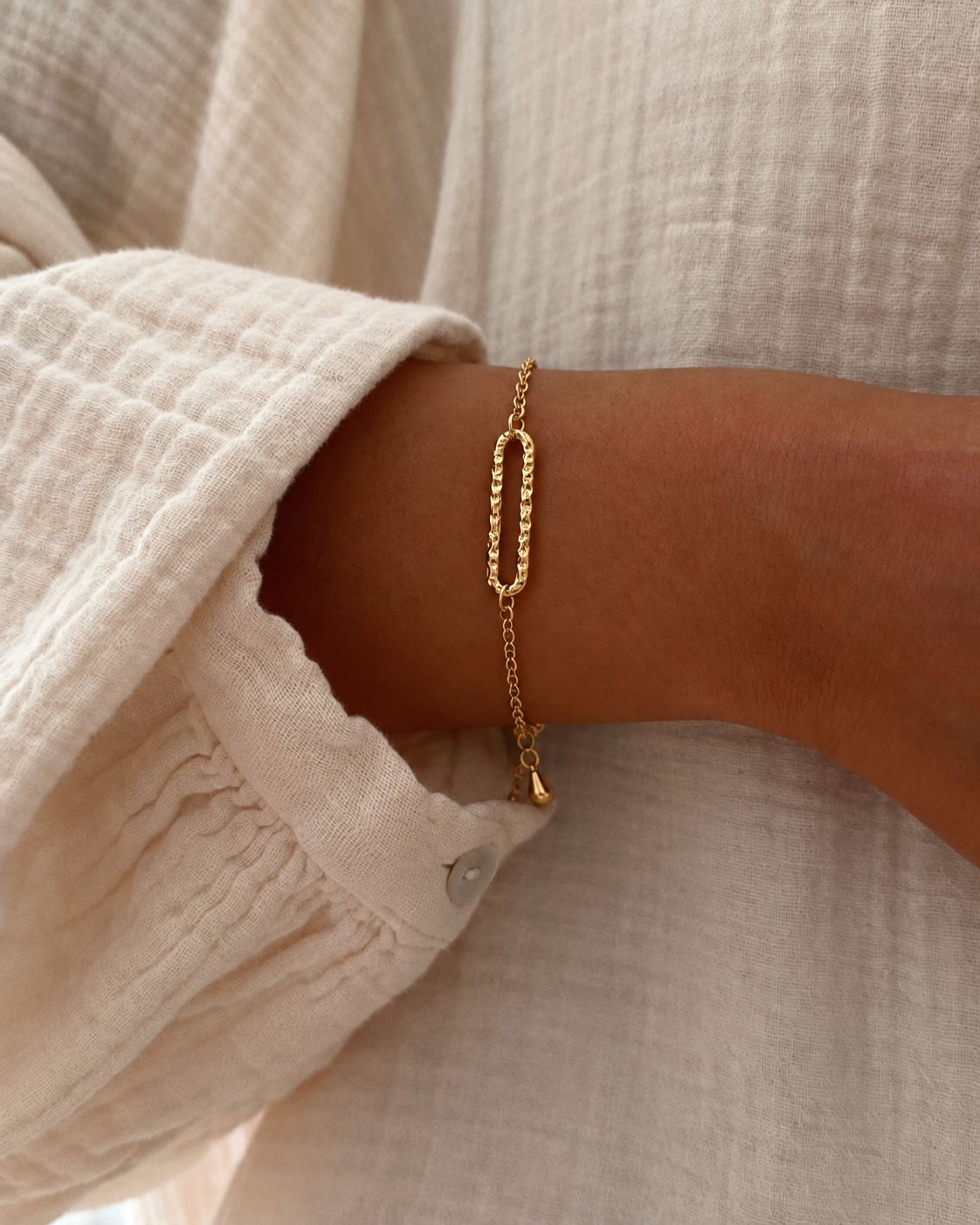Bracelet Gourmette Dorée