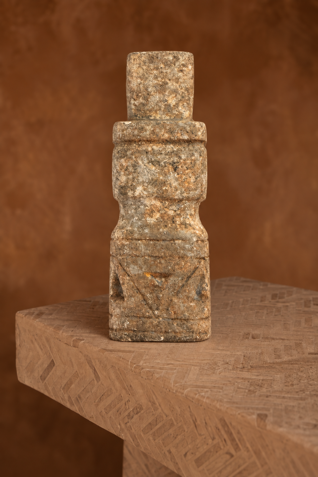 Statue Totem Coiffe