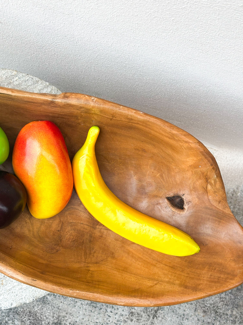 Barque en bois de teck