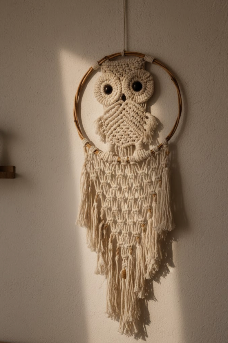 Attrapes rêves grand hibou