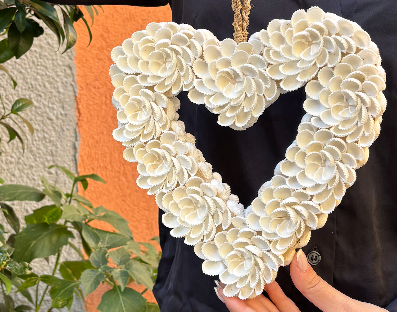 Cœur en coquillages