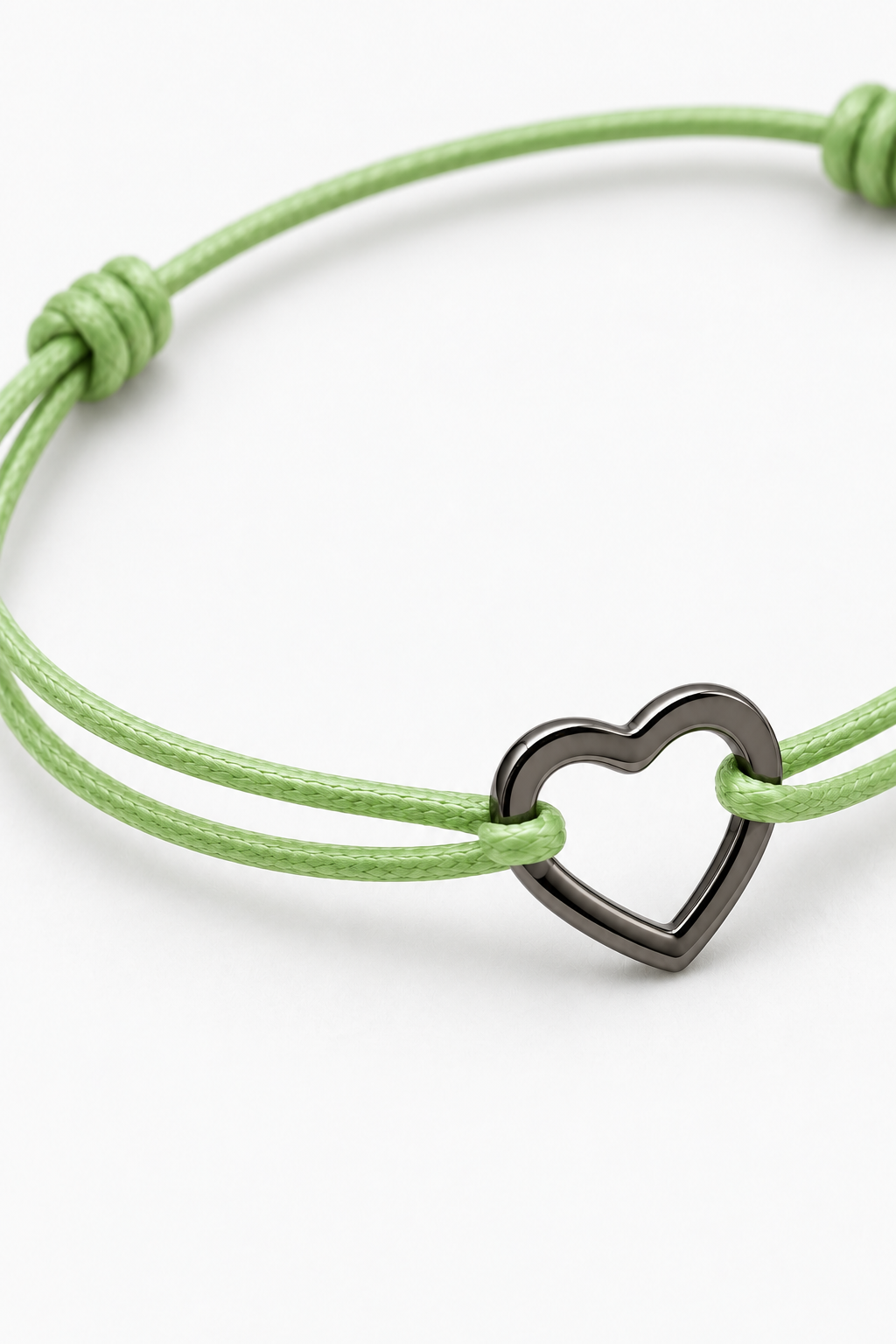 Bracelet cœur vert