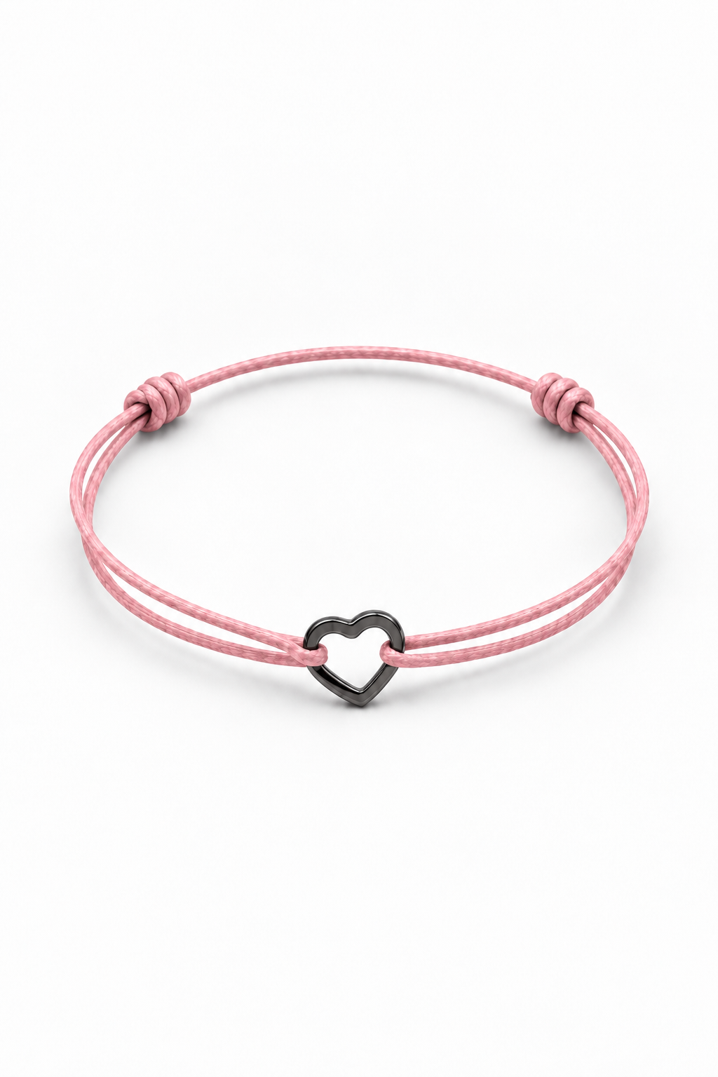 Bracelet cœur rose
