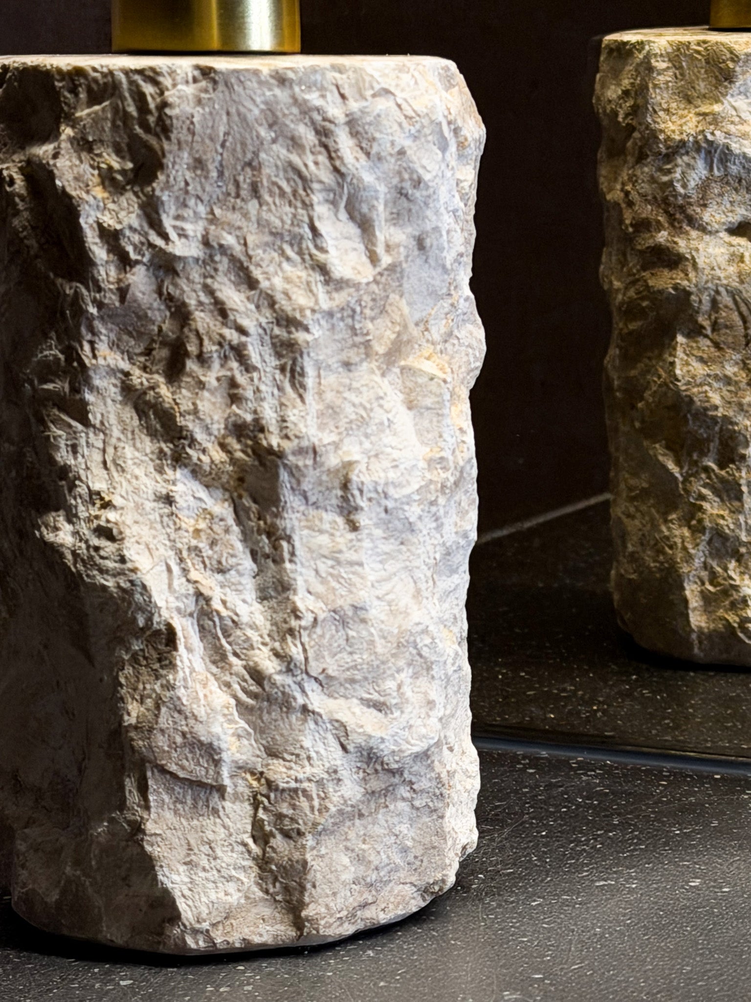 Lot de distributeurs à savon gris