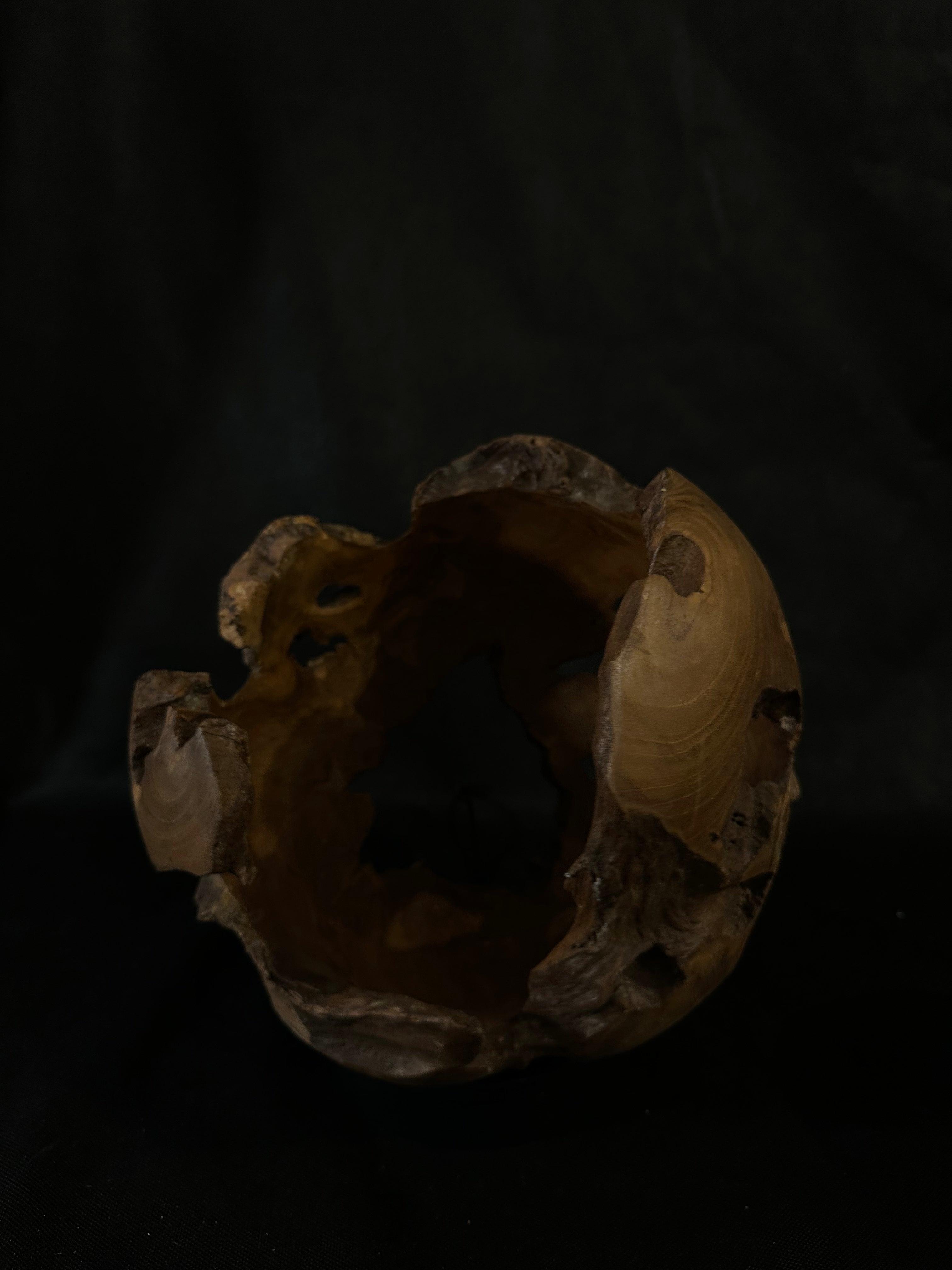 Sphere en bois de teck