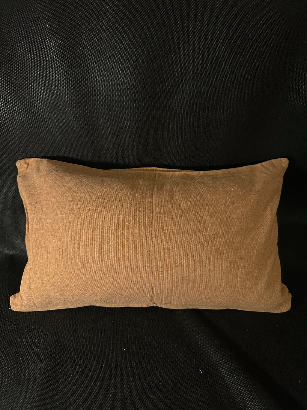 Taies de coussins terracotta Palmier brodé