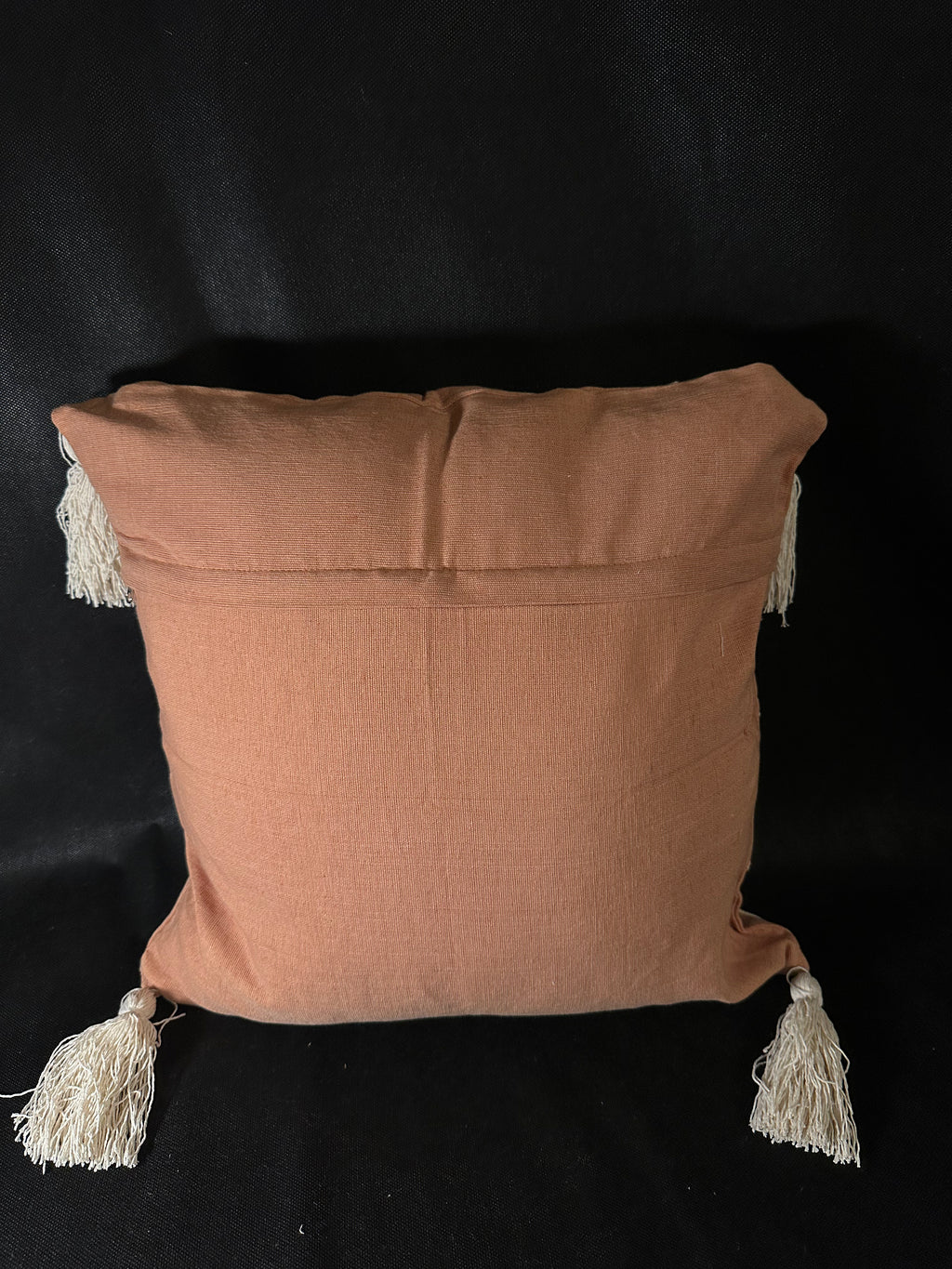 Taies de coussins terracotta design