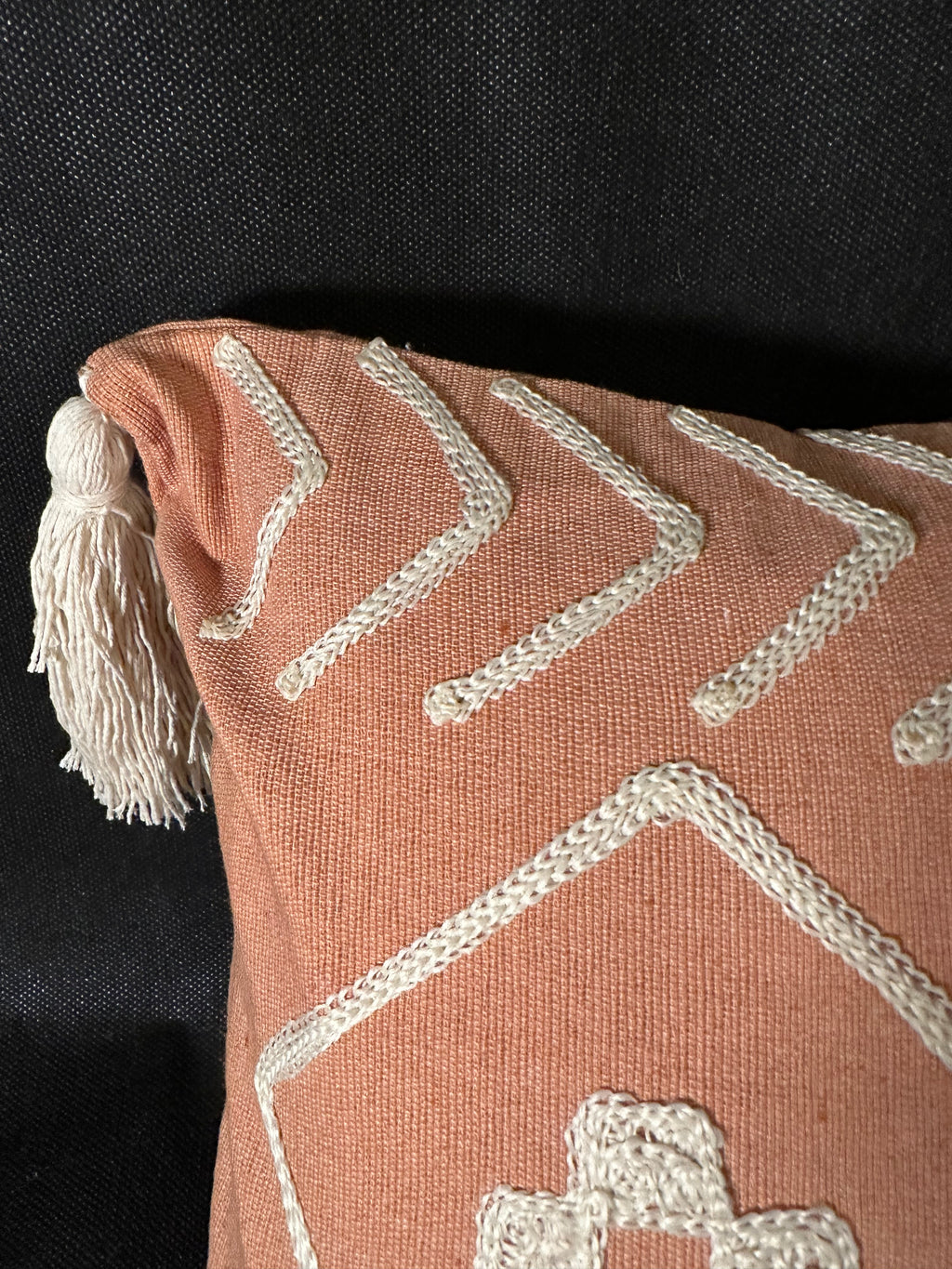 Taies de coussins terracotta design