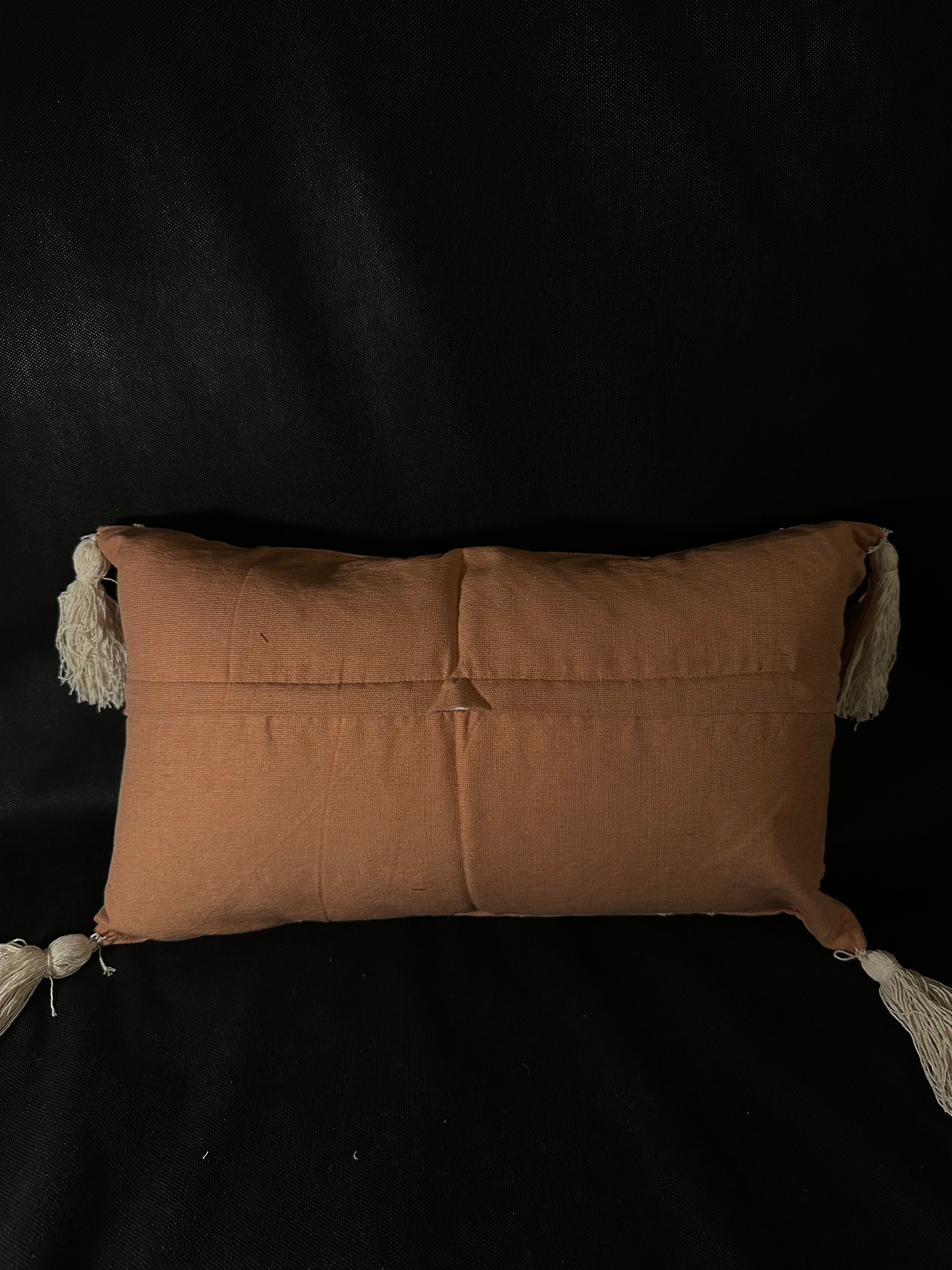 Taies de coussins terracotta design