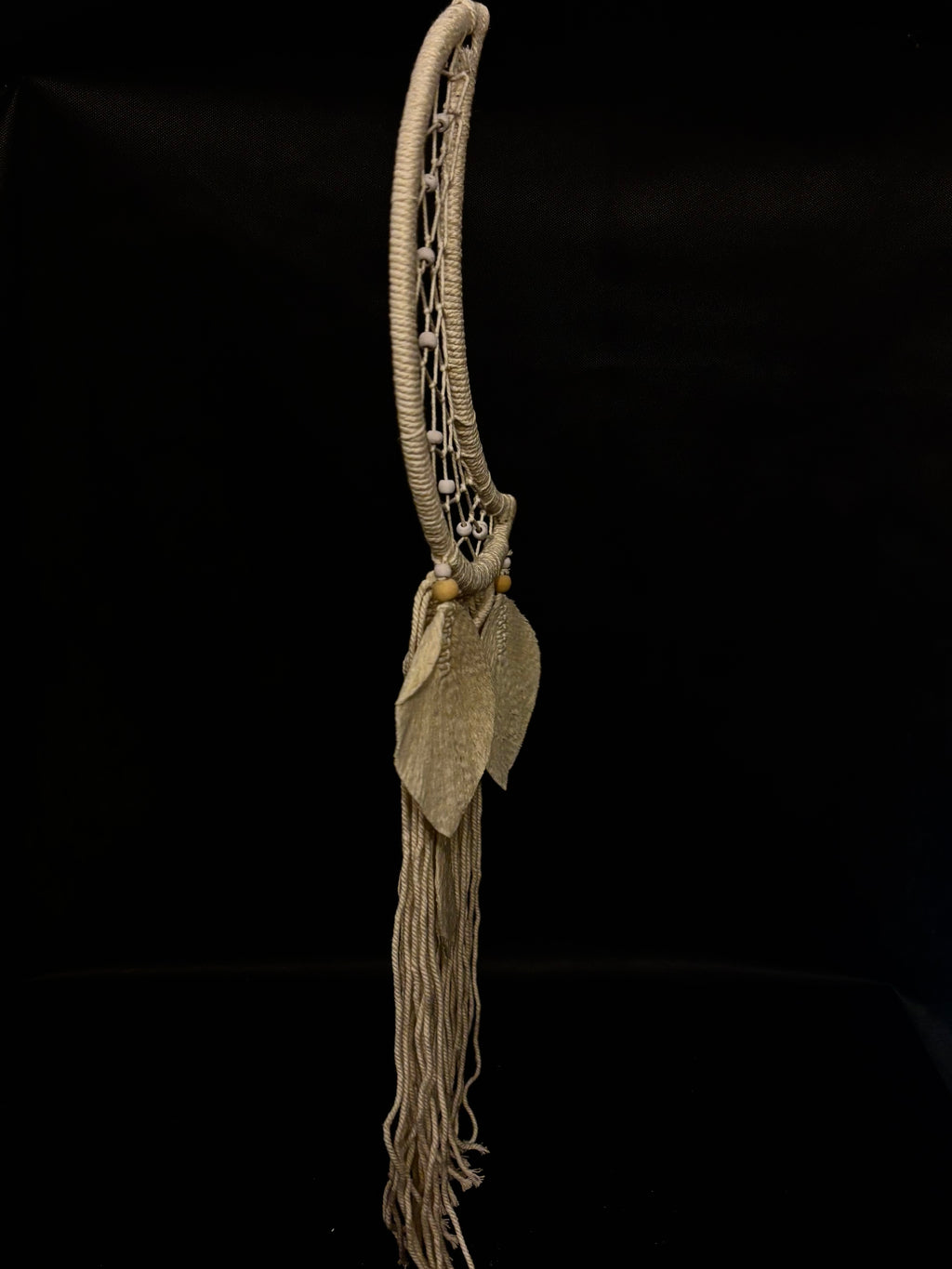 Attrape-Rêves Lune en Macramé