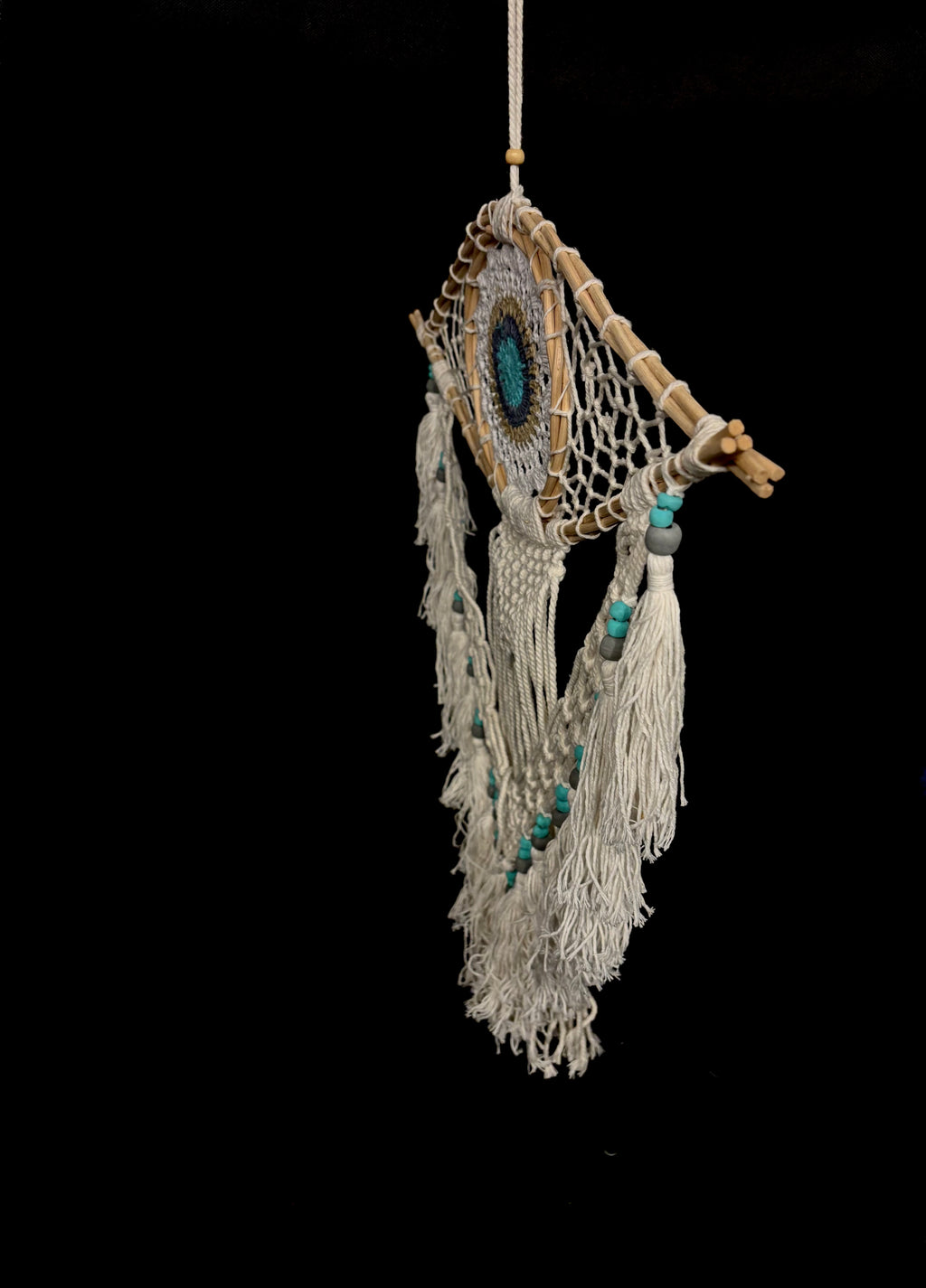 Attrape-Rêves “Œil Protecteur” en Macramé