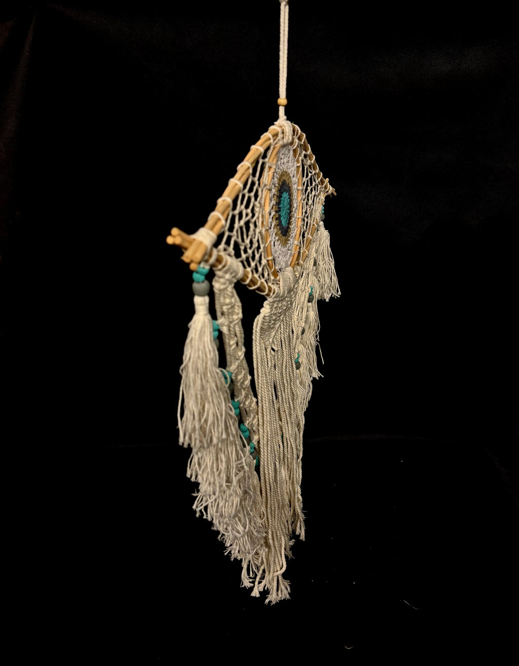 Attrape-Rêves “Œil Protecteur” en Macramé