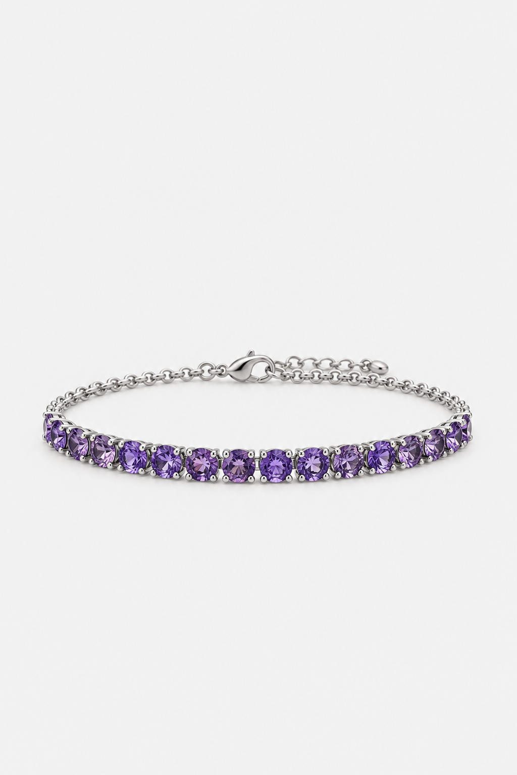 Bracelet pierres violettes