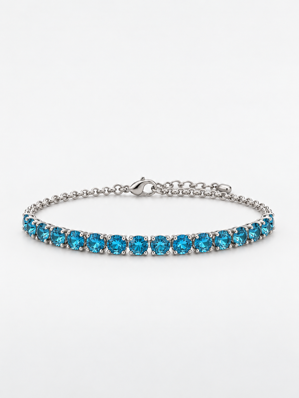 Bracelet pierres bleues
