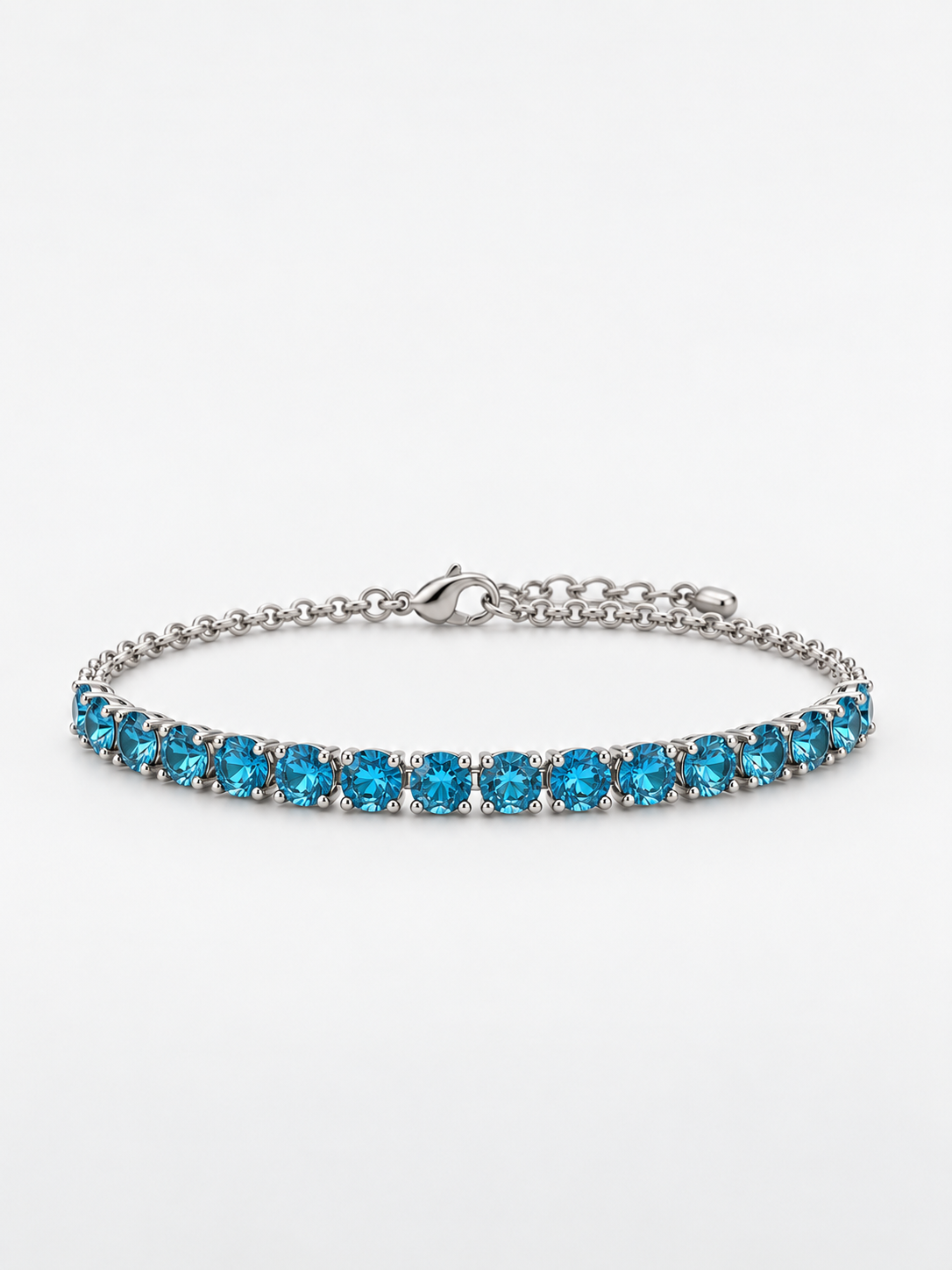 Bracelet pierres bleues