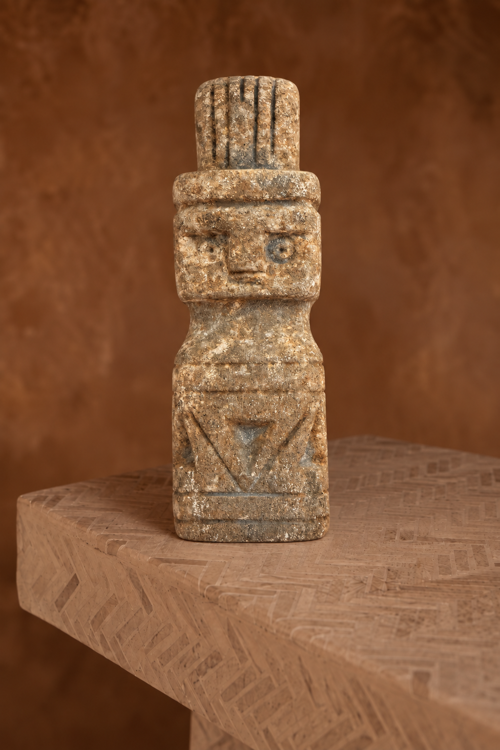 Statue Totem Coiffe