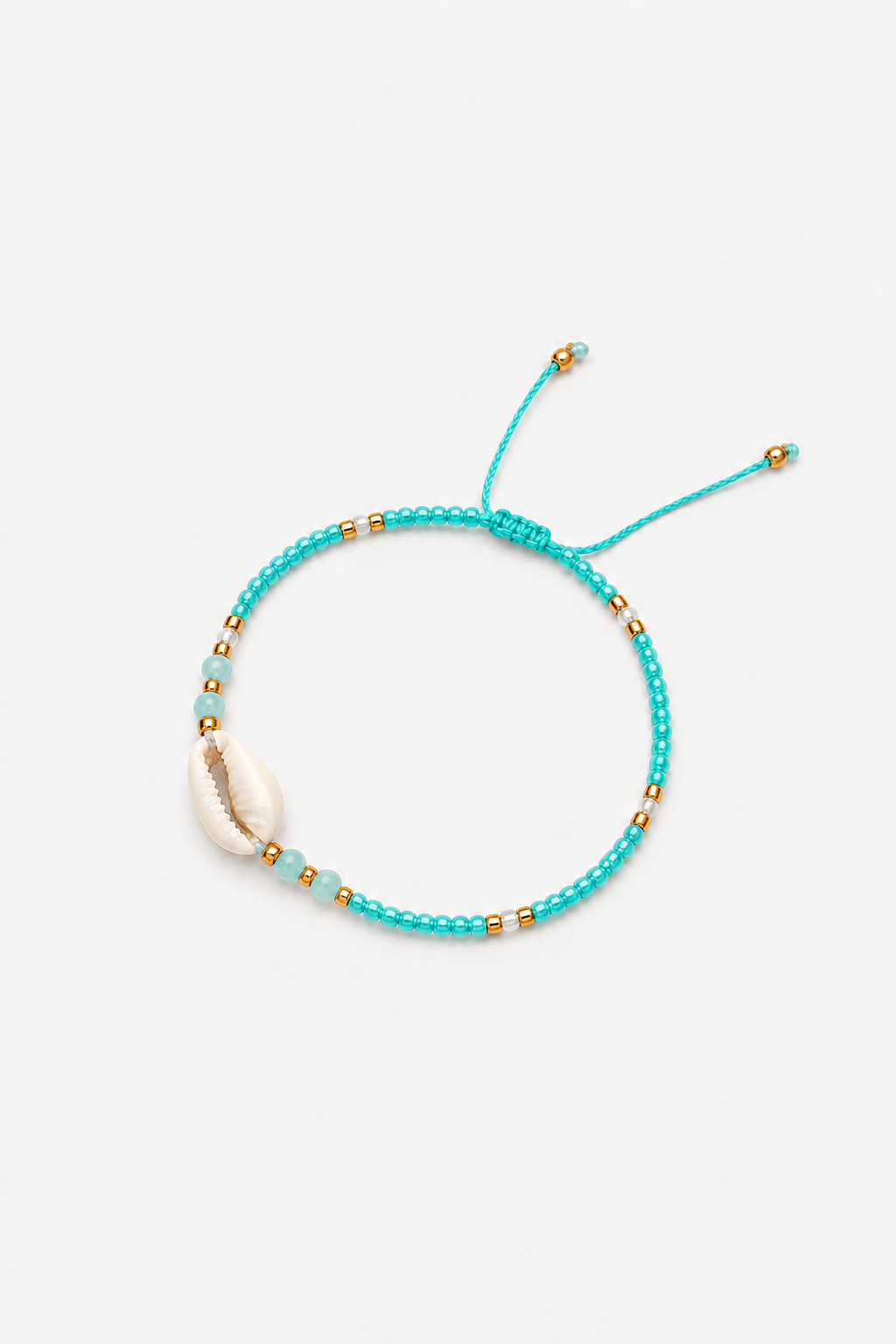 Bracelet coquillage turquoise