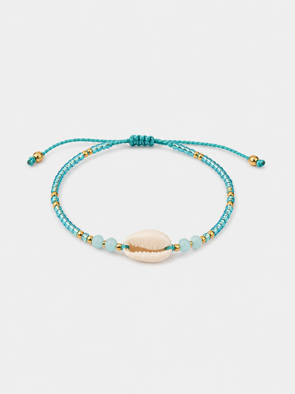 Bracelet coquillage turquoise