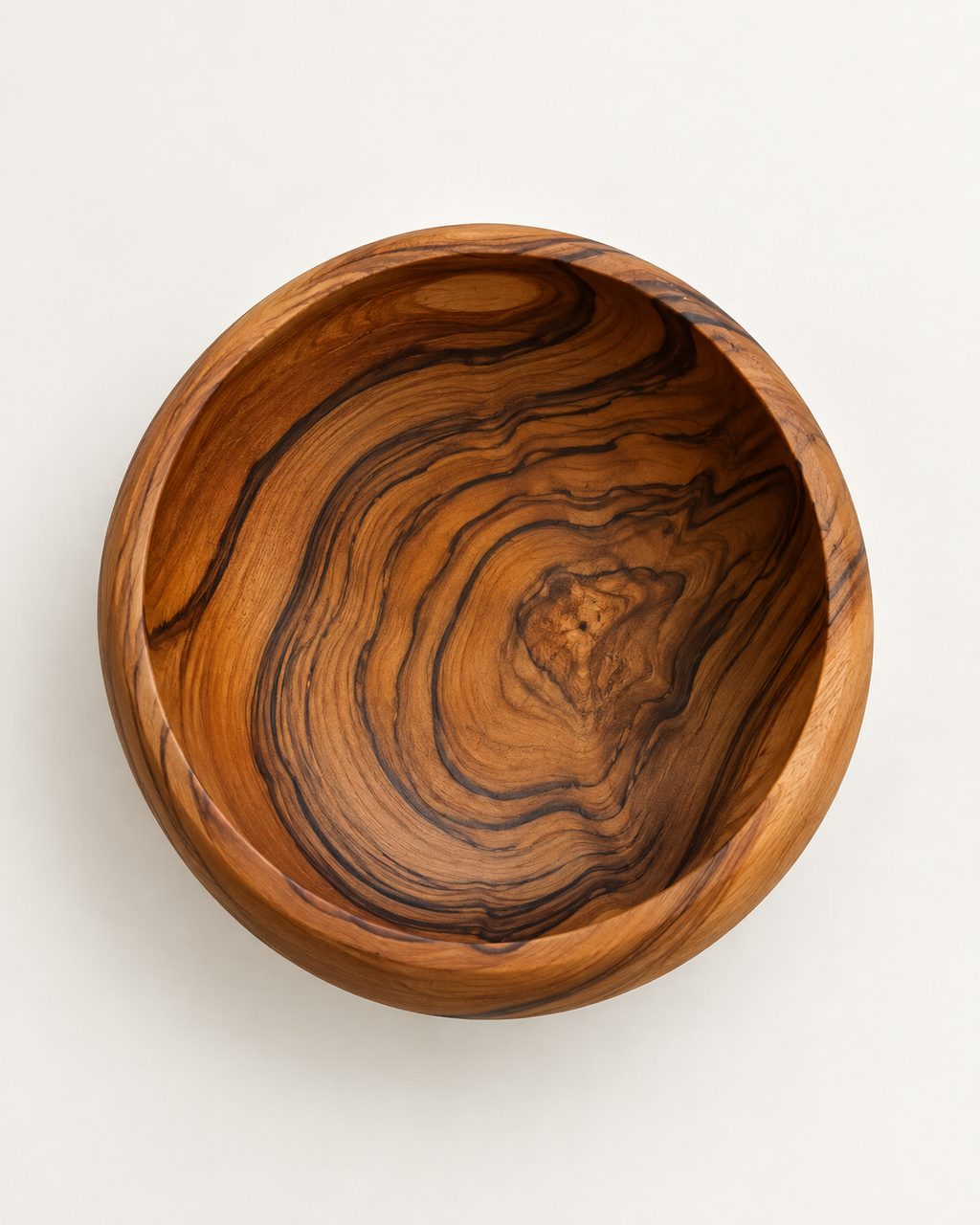 Bol en teck – Rond