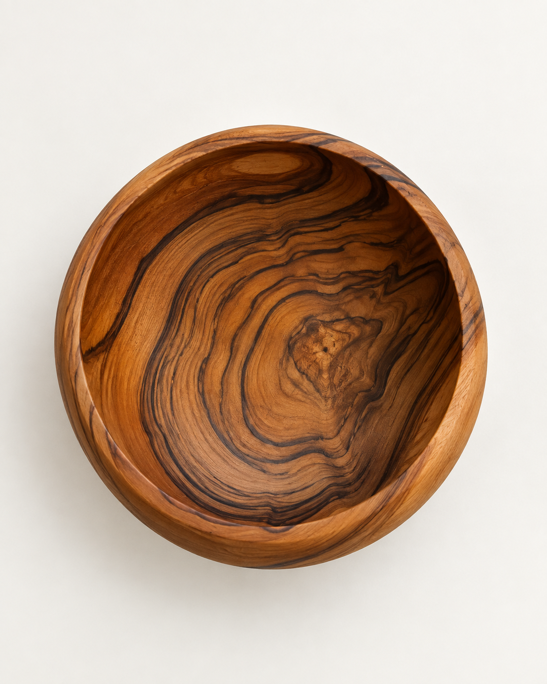 Bol en teck – Rond