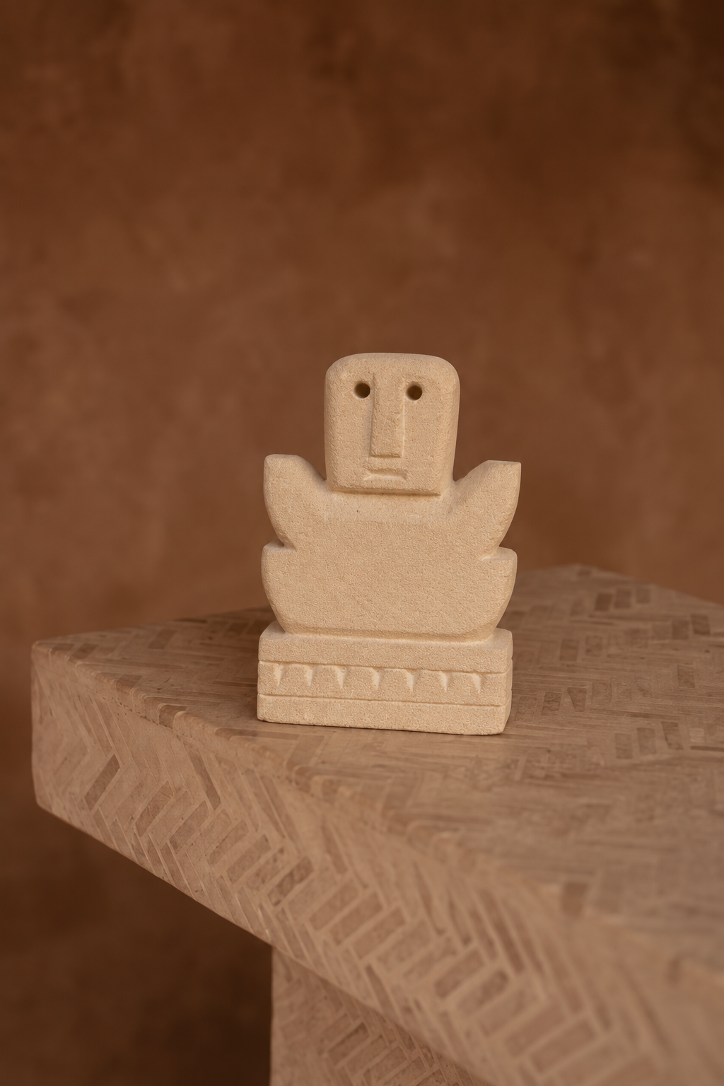 Statue Totem Évasée