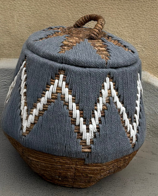 Paniers tressés à couvercle – 3 tailles disponibles