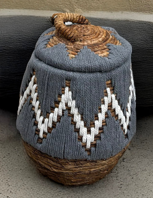 Paniers tressés à couvercle – 3 tailles disponibles